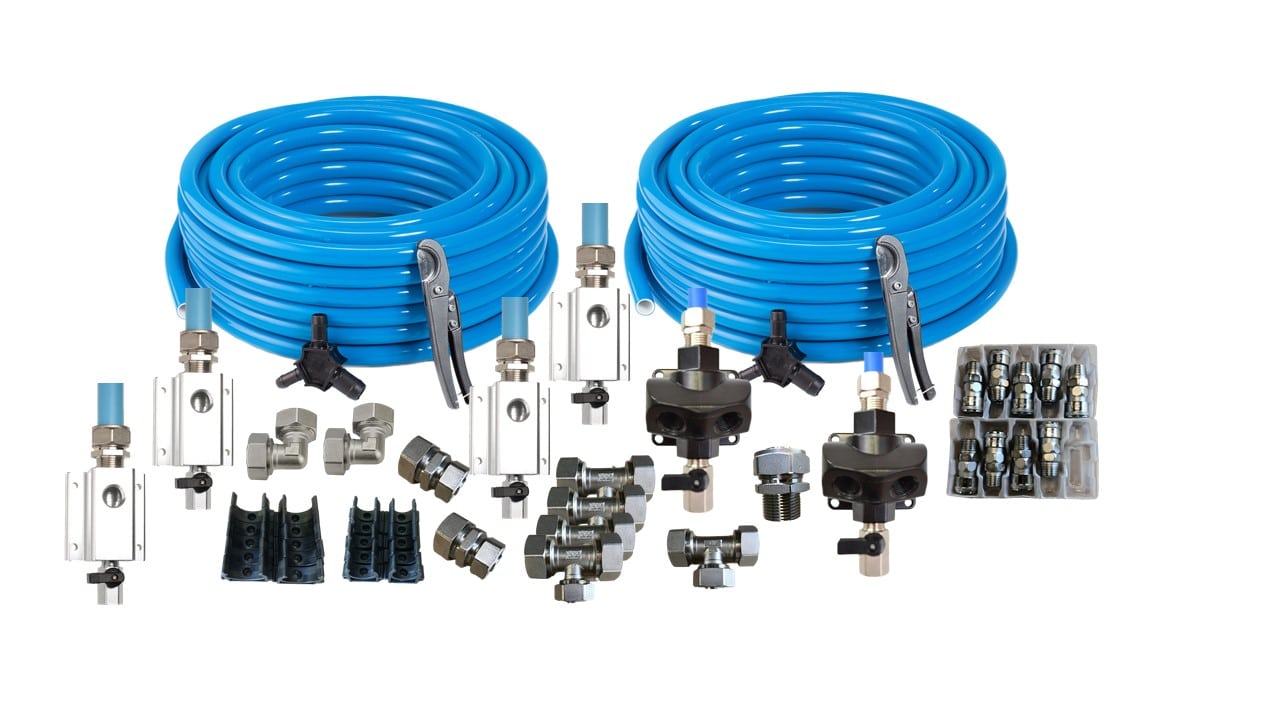 Rapid Air MaxLine Master Kit 3/4 | 100 Foot | 3 Outlet Compressed Air  Tubing